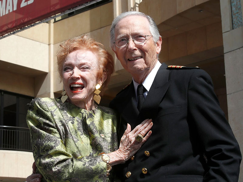 Jeraldine Saunders and Bernie Kopell